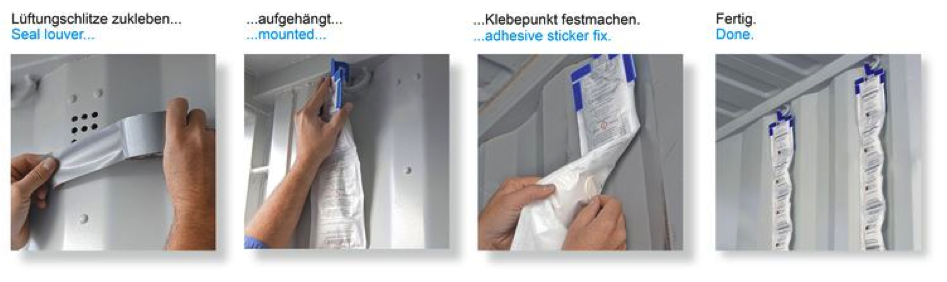 Trockenmittel für Container