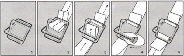 Boucles de cerclage galvanisées